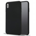 iPhone Xs Max Pro Silicone Hard Case (Black)